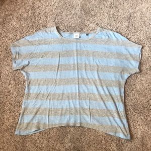 CAbi striped crop tee